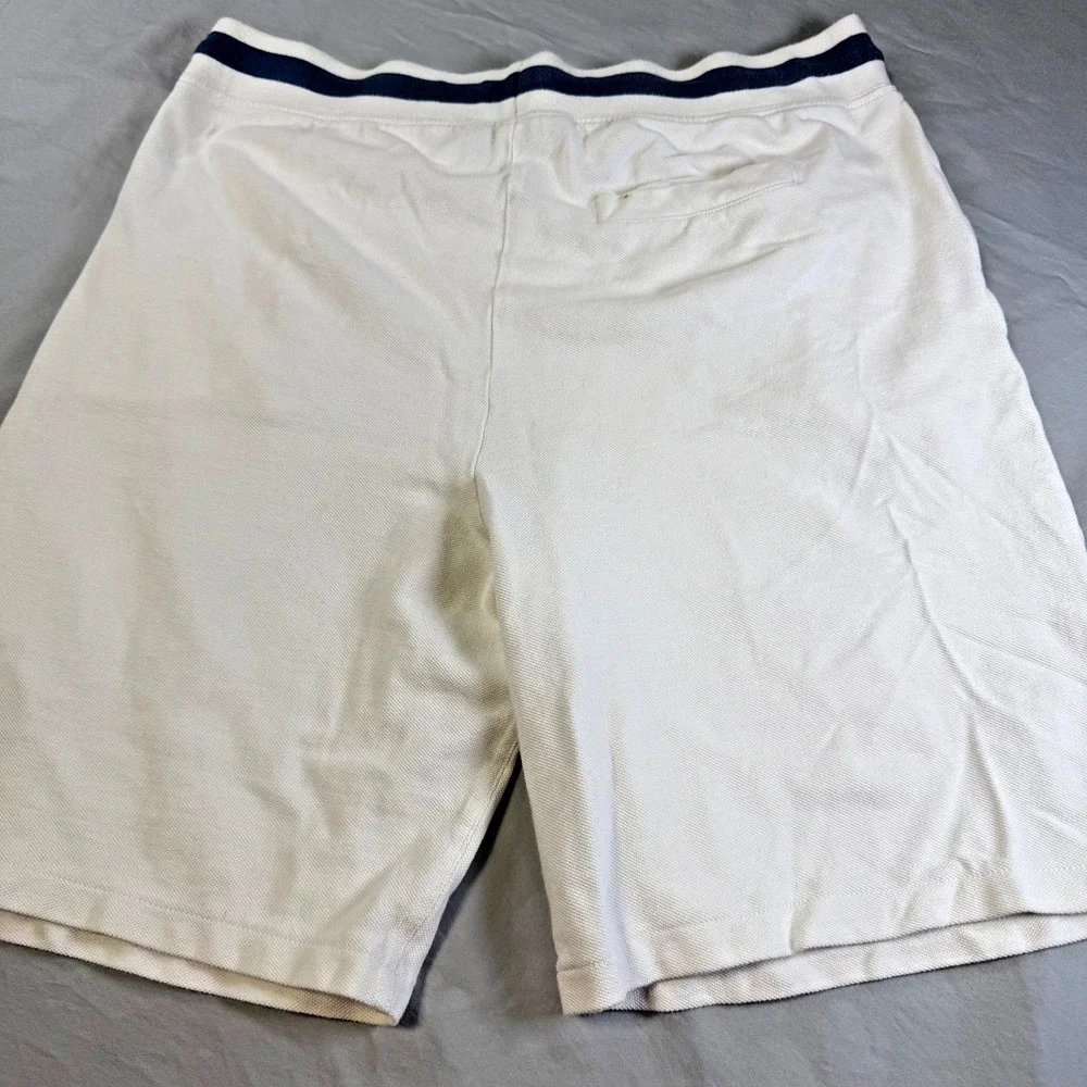 Polo Ralph Lauren Boy's Cotton Mesh Shorts Big Pony Big 3 White‎ Size XL 18-20
